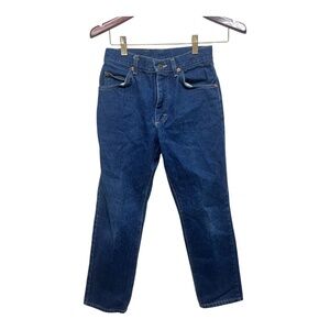 Vintage 1980's Boy's Lee Rider Blue Jeans Talon Zipper 560-0147 977